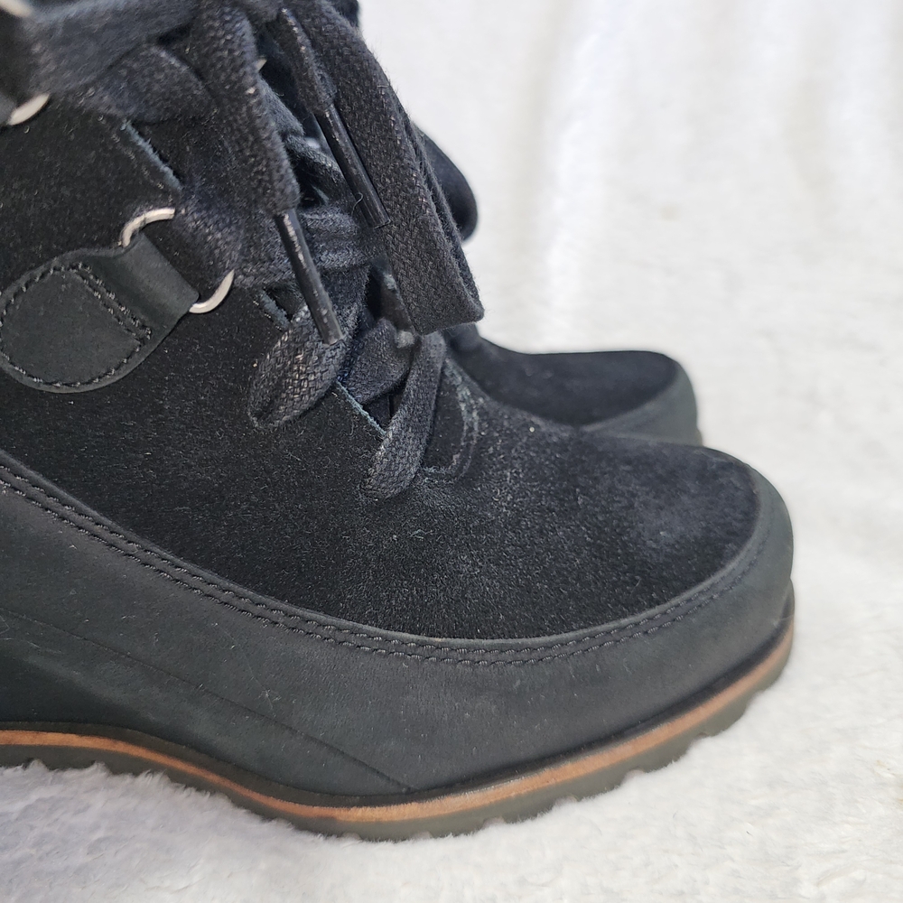 UGG Black Wedge Boots - Picture 3 of 12
